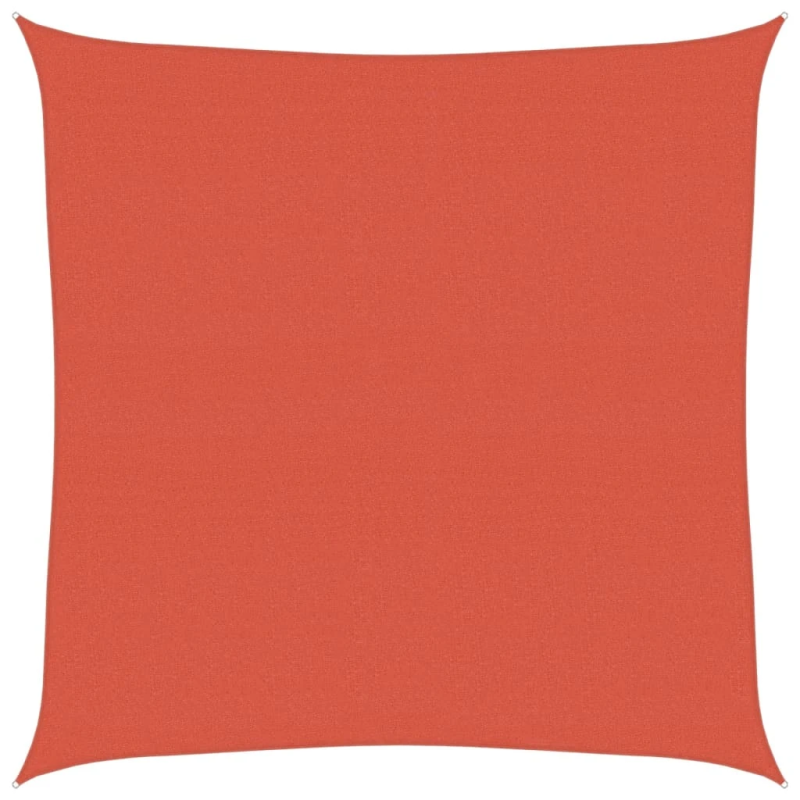 vidaXL saulessargs, 160 g-m², sarkanbrūns, 6x6 m, HDPE