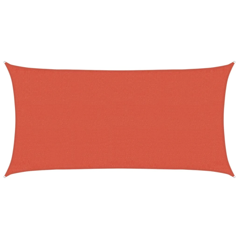 vidaXL saulessargs, 160 g-m², sarkanbrūns, 3x6 m, HDPE