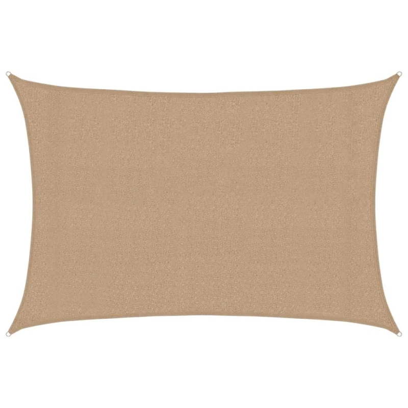 vidaXL saulessargs, 160 g-m², pelēkbrūns, 3x4,5 m, HDPE