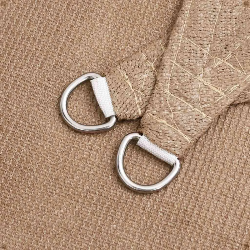 vidaXL saulessargs, 160 g-m², pelēkbrūns, 4x4x4 m, HDPE