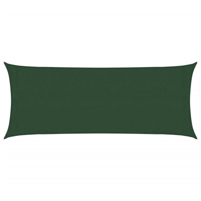 vidaXL saulessargs, 160 g-m², tumši zaļš, 2x4,5 m, HDPE