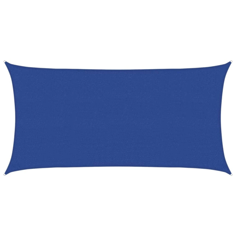 vidaXL saulessargs, 160 g-m², taisnstūra, zils, 2,5x5 m, HDPE