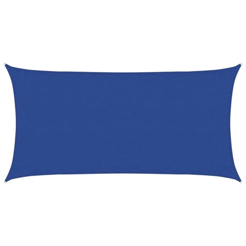 vidaXL saulessargs, 160 g-m², taisnstūra, zils, 3x6 m, HDPE