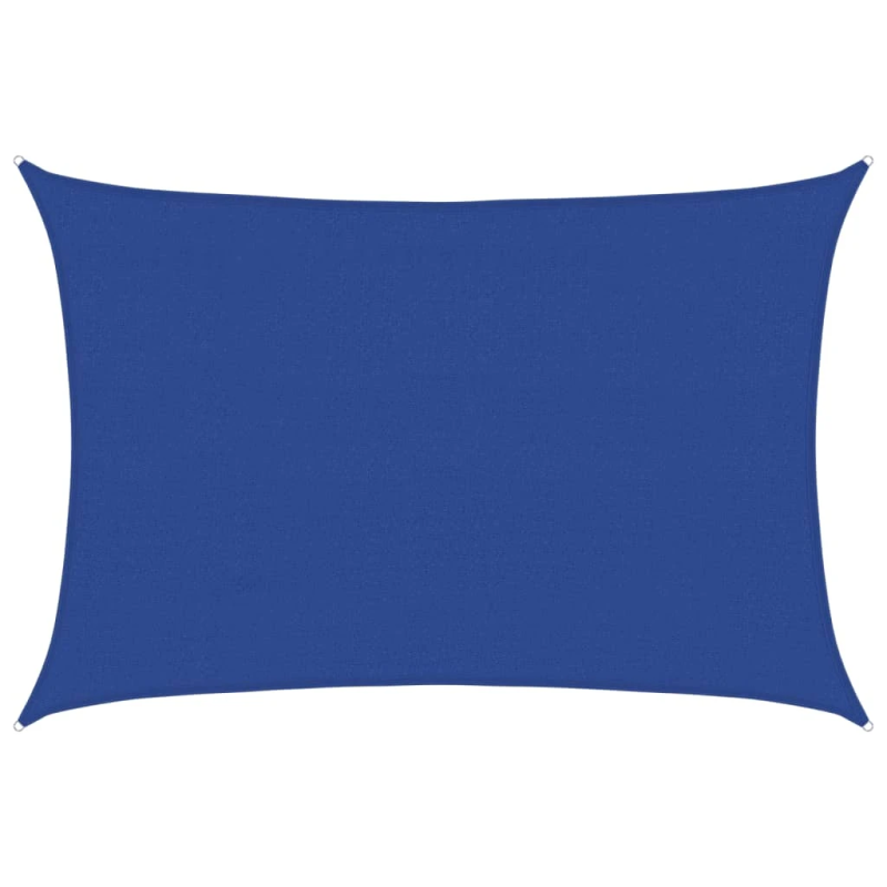 vidaXL saulessargs, 160 g-m², taisnstūra, zils, 4x6 m, HDPE