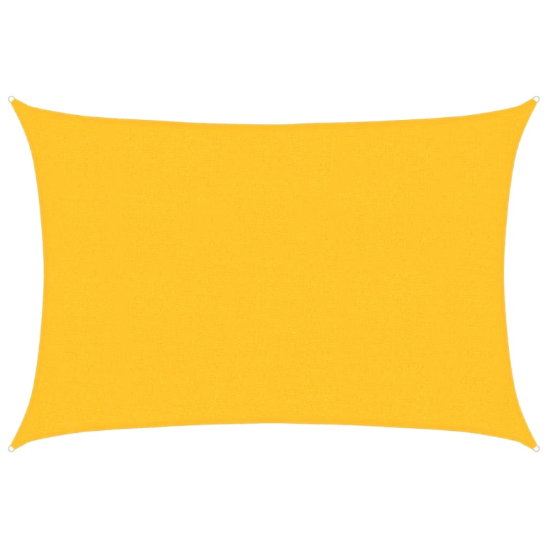 vidaXL saulessargs, 160 g-m², dzeltens, 2,5x4 m, HDPE