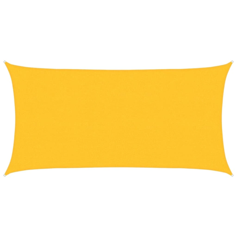 vidaXL saulessargs, 160 g-m², dzeltens, 2,5x4,5 m, HDPE