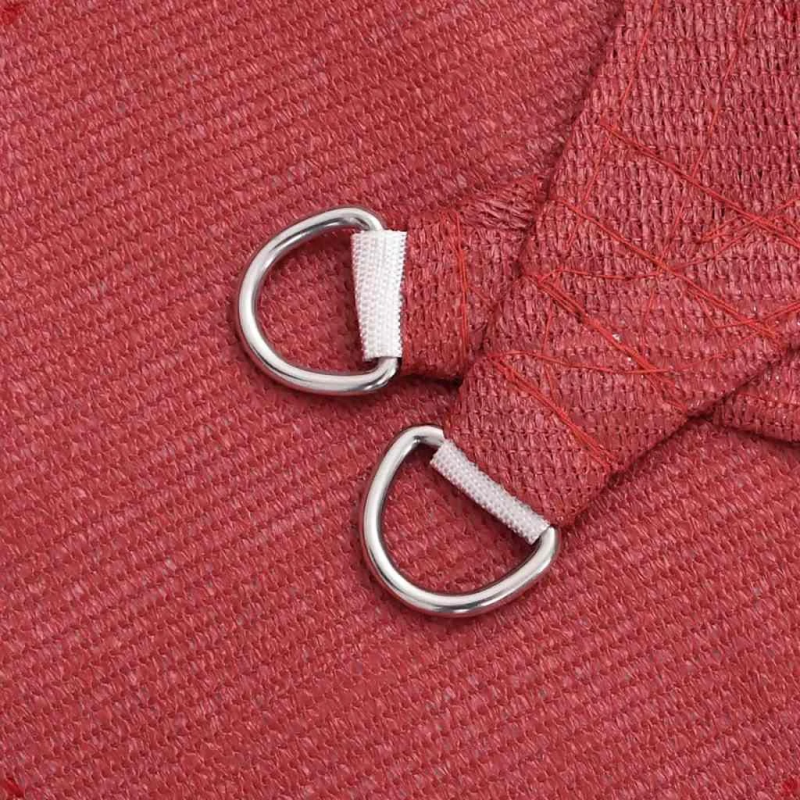 vidaXL saulessargs, 160 g-m², sarkans, 2x2 m, HDPE