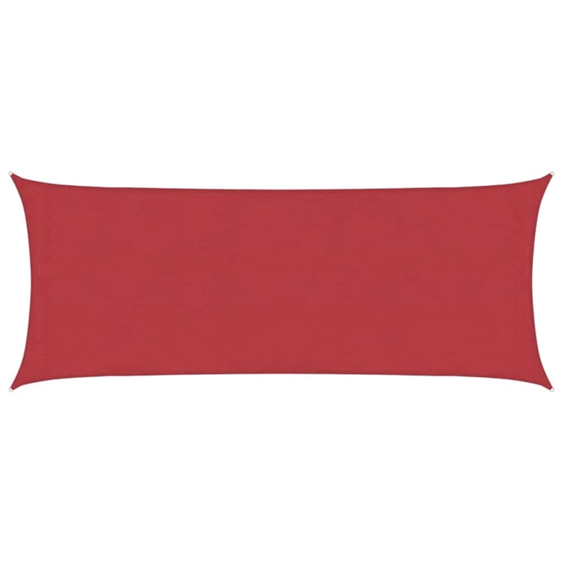 vidaXL saulessargs, 160 g-m², sarkans, 2x5 m, HDPE