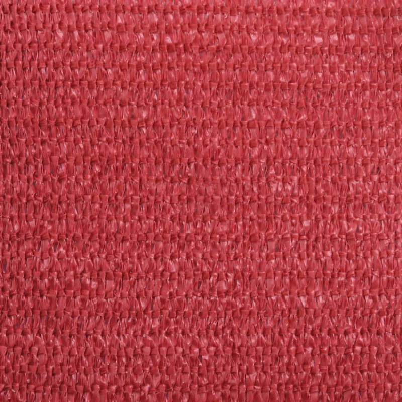 vidaXL saulessargs, 160 g-m², sarkans, 2x5 m, HDPE