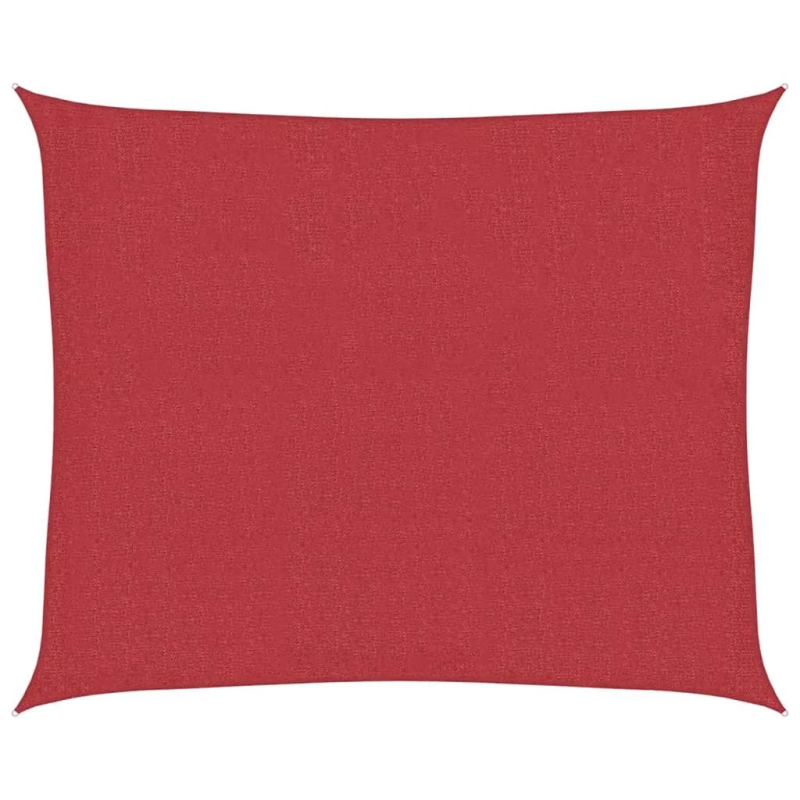 vidaXL saulessargs, 160 g-m², sarkans, 2,5x3 m, HDPE