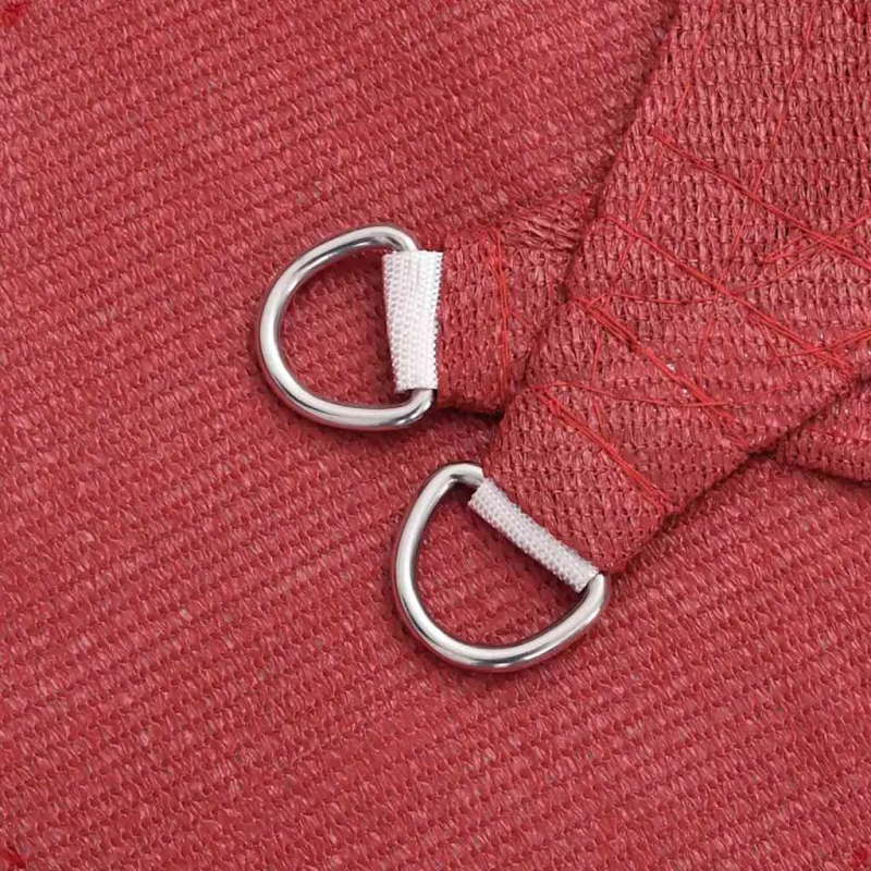 vidaXL saulessargs, 160 g-m², sarkans, 3,5x4,5 m, HDPE