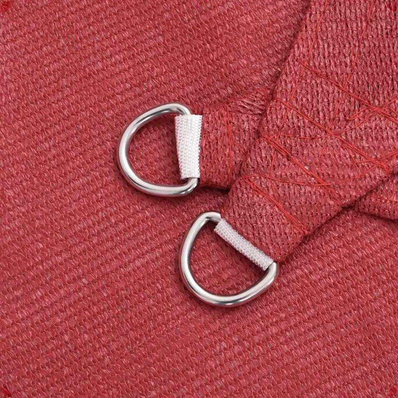 vidaXL saulessargs, 160 g-m², sarkans, 4-5x3 m, HDPE