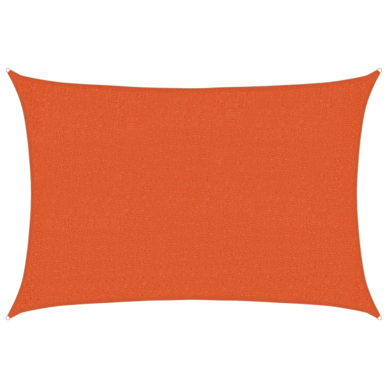 vidaXL saulessargs, 160 g-m², oranžs, 2x2,5 m, HDPE
