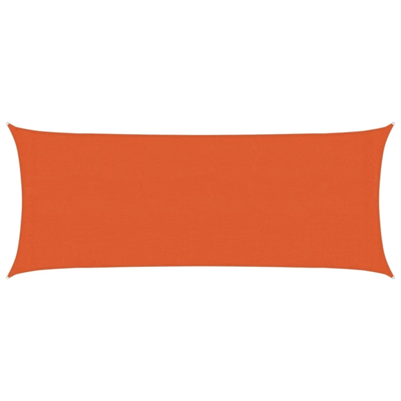 vidaXL saulessargs, 160 g-m², oranžs, 2x4,5 m, HDPE