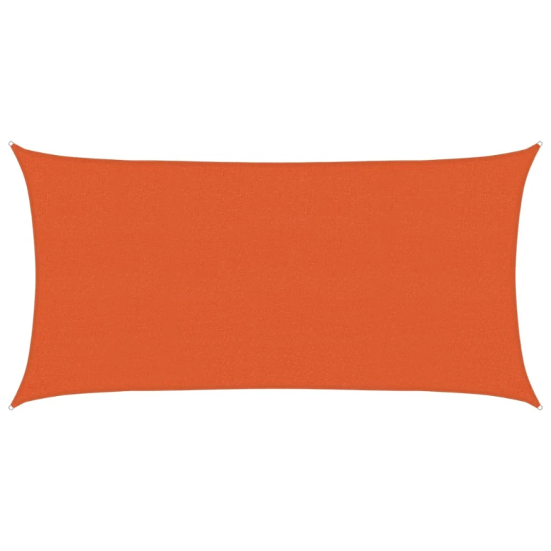 vidaXL saulessargs, 160 g-m², oranžs, 2,5x5 m, HDPE