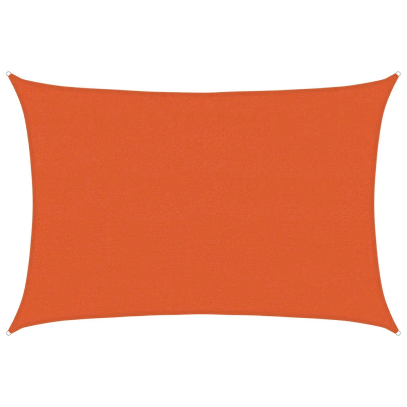 vidaXL saulessargs, 160 g-m², oranžs, 4x6 m, HDPE