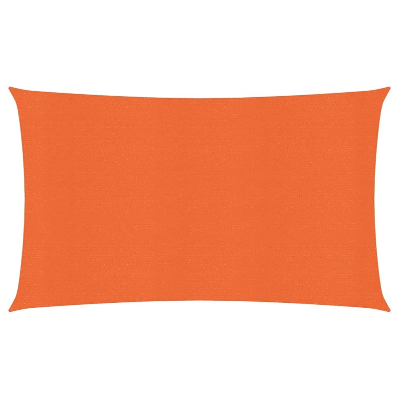 vidaXL saulessargs, 160 g-m², taisnstūra forma, oranžs, 4x7 m, HDPE
