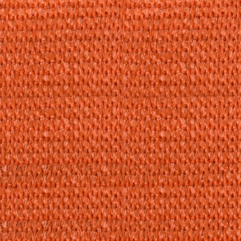 vidaXL saulessargs, 160 g-m², taisnstūra, oranžs, 5x7 m, HDPE