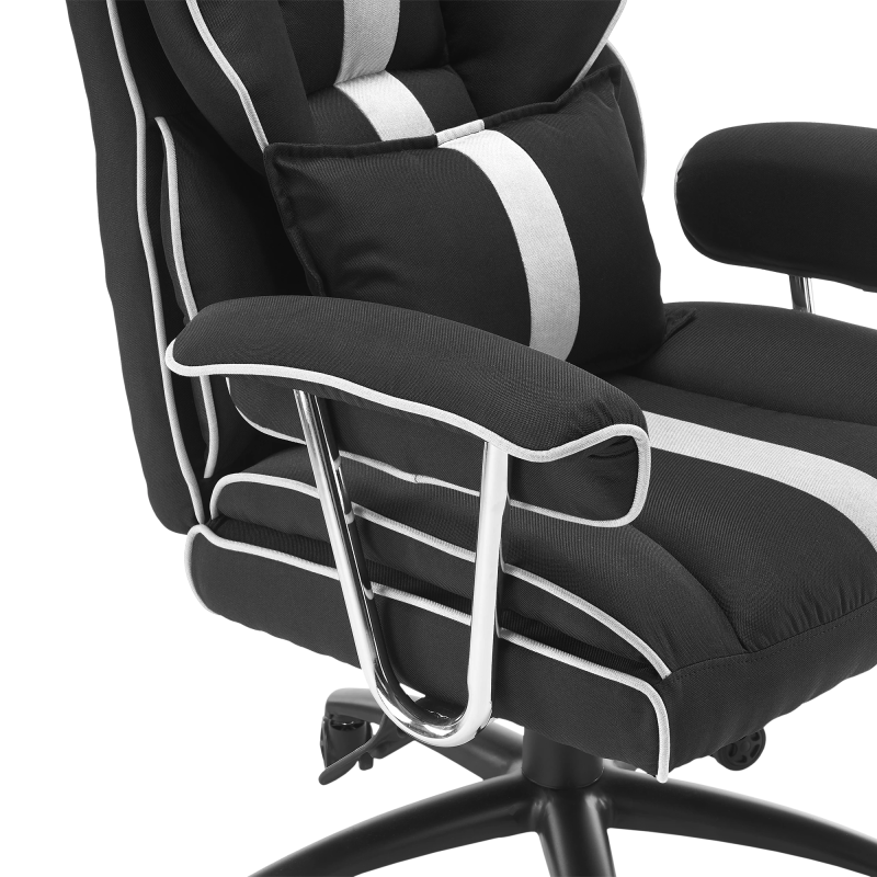 White Shark LE MANS Gaming Chair black-white