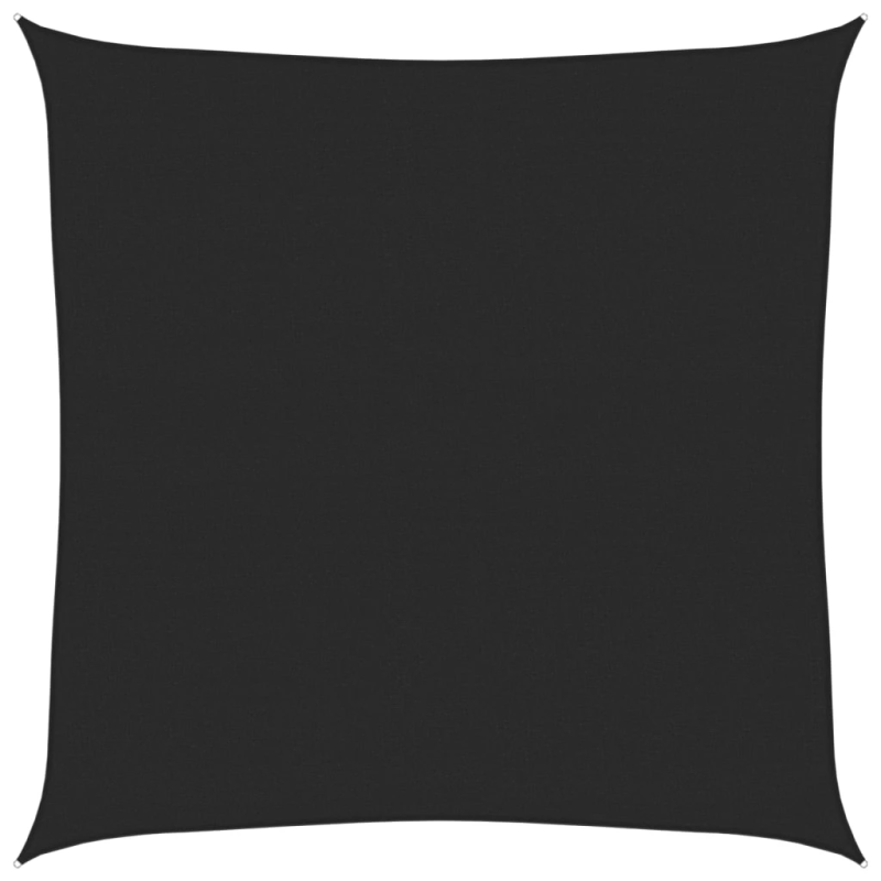 vidaXL saulessargs, 160 g-m², melns, 5x5 m, HDPE