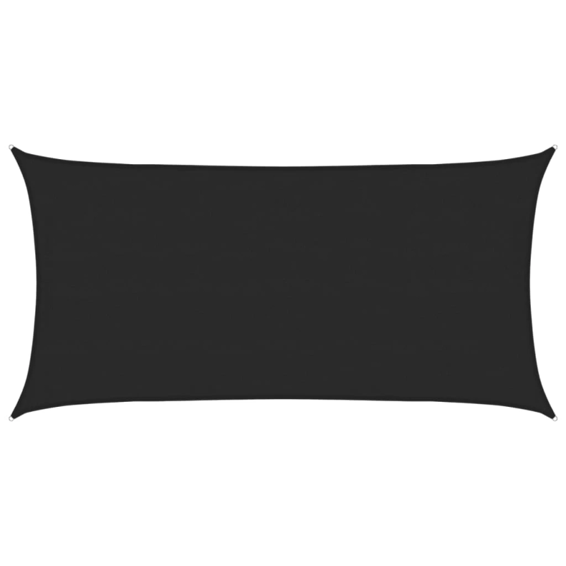 vidaXL saulessargs, 160 g-m², melns, 4x7 m, HDPE