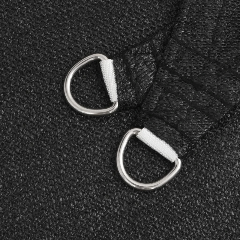 vidaXL saulessargs, 160 g-m², melns, 2,5x2,5x3,5 m, HDPE