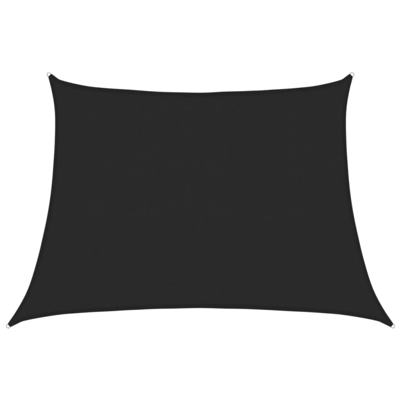 vidaXL saulessargs, 160 g-m², melns, 4-5x3 m, HDPE