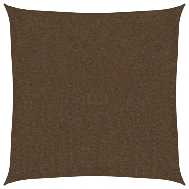 vidaXL saulessargs, 160 g-m², brūns, 2x2 m, HDPE