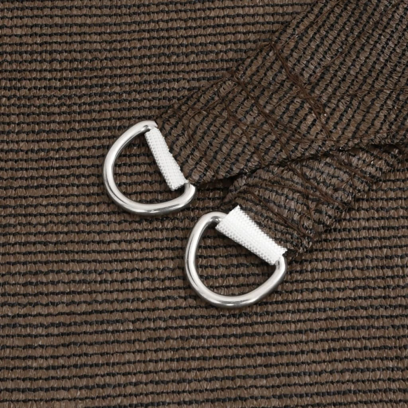 vidaXL saulessargs, 160 g-m², brūns, 3x6 m, HDPE