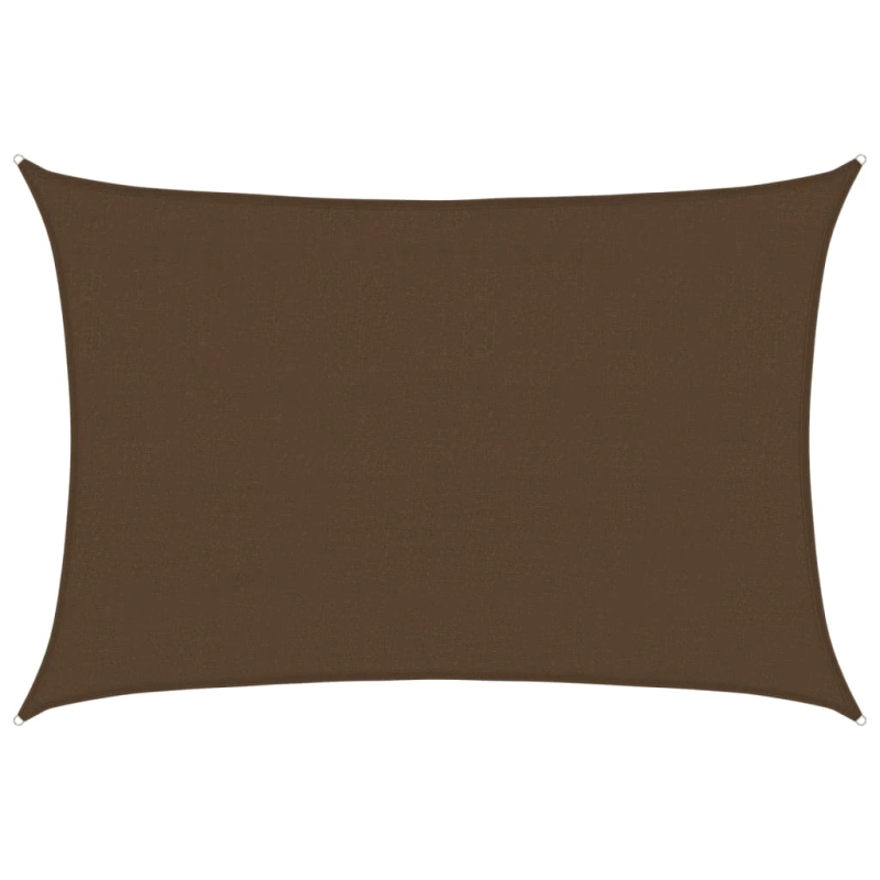 vidaXL saulessargs, 160 g-m², brūns, 4x5 m, HDPE