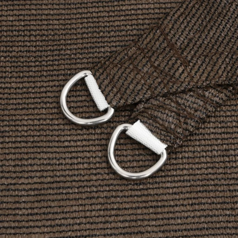 vidaXL saulessargs, 160 g-m², brūns, 4x5x5 m, HDPE