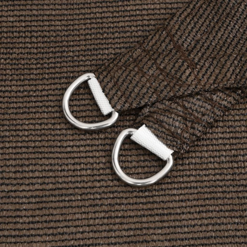 vidaXL saulessargs, 160 g-m², brūns, 5x6x6 m, HDPE