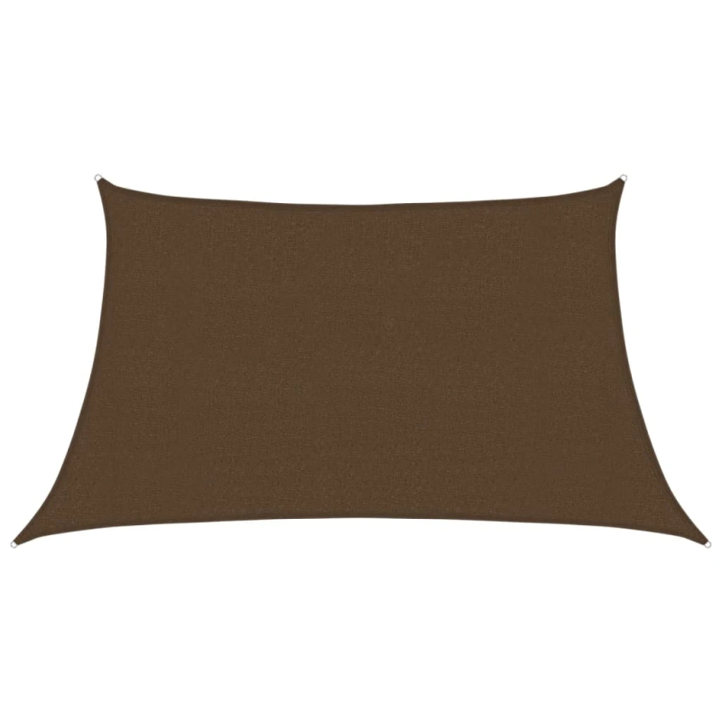 vidaXL saulessargs, 160 g-m², brūns, 3-4x2 m, HDPE