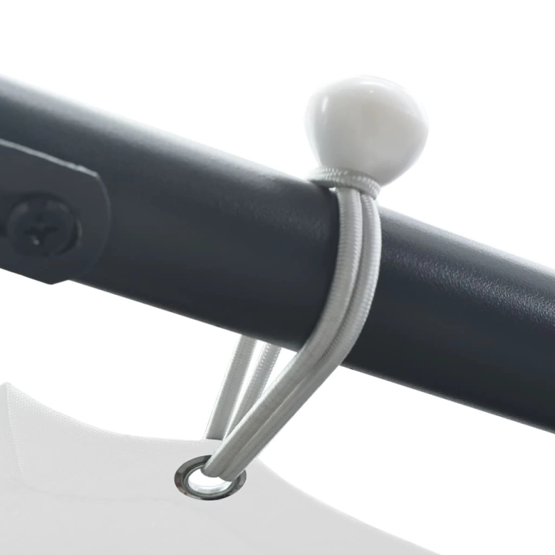 vidaXL dārza nojume, 3x3x2,6 m, balta, 180 g-m²