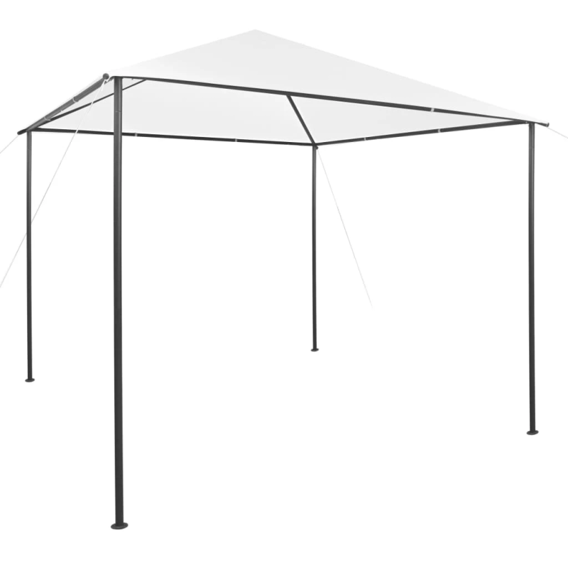 vidaXL dārza nojume, 3x3x2,9 m, balta, 180 g-m²