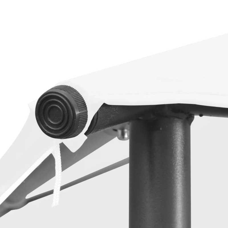 vidaXL dārza nojume, 3x3x2,9 m, balta, 180 g-m²