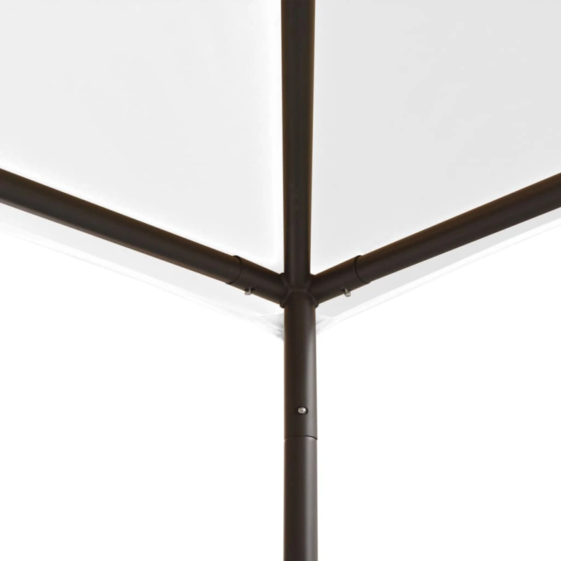 vidaXL dārza nojume, 3x3x2,9 m, balta, 180 g-m²