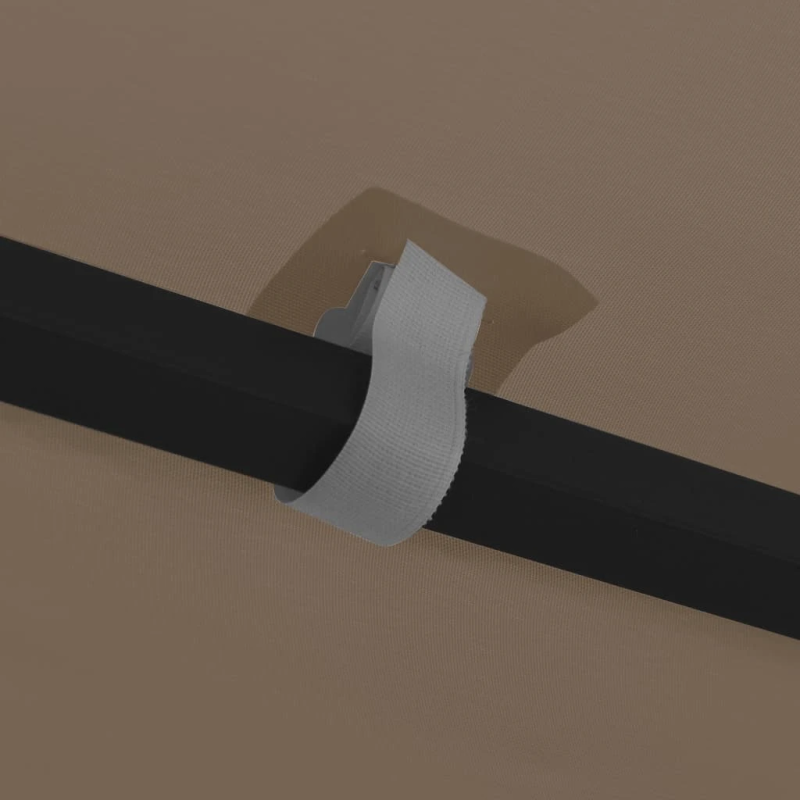 vidaXL dārza nojume, 6x3 m, pelēkbrūna