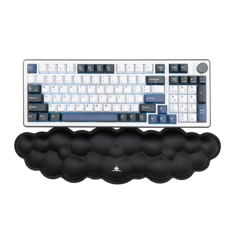 White Shark KP-011 Cumulus Cloudy Keyboard Wrist Rest Black