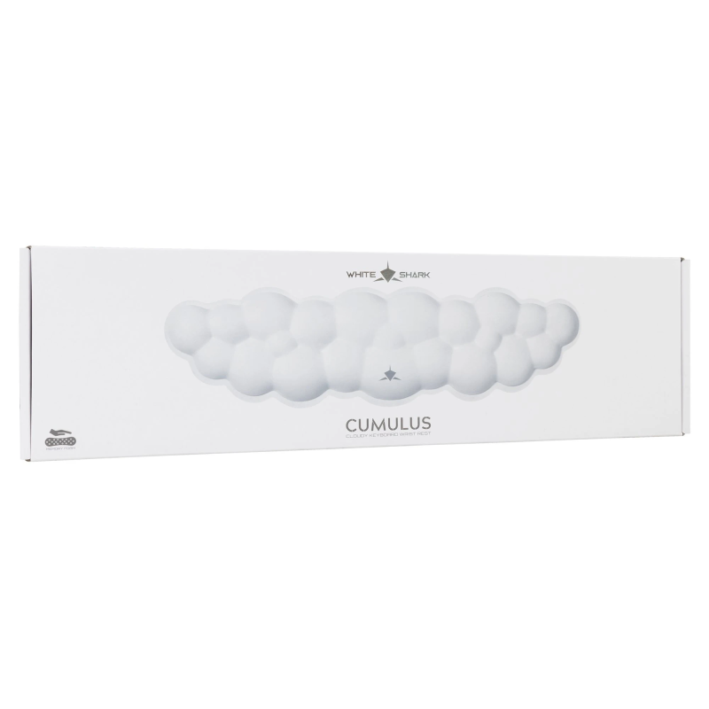 White Shark KP-012 Cumulus Cloudy Keyboard Wrist Rest White