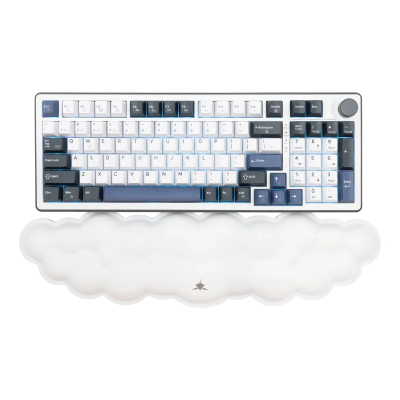 White Shark CUMULUS WHITE KP-012 Cloudy Keyboard Wrist Rest White