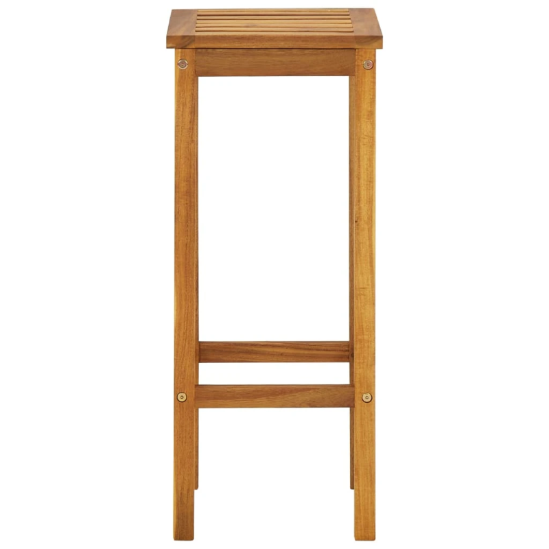 vidaXL 3-daļīgs balkona bāra mēbeļu komplekts, akācijas masīvkoks