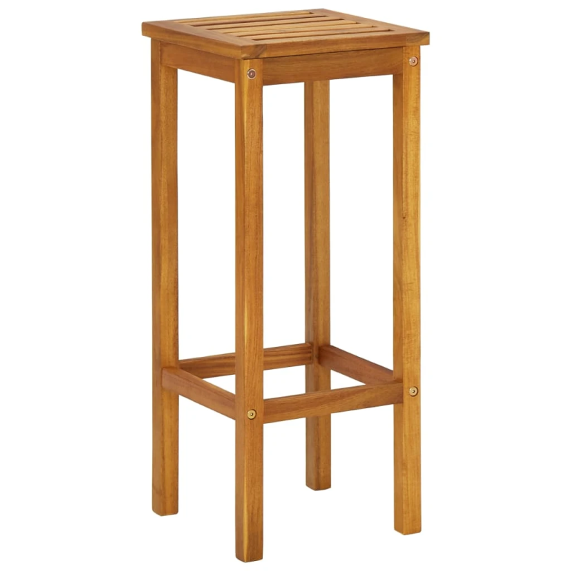 vidaXL 3-daļīgs balkona bāra mēbeļu komplekts, akācijas masīvkoks