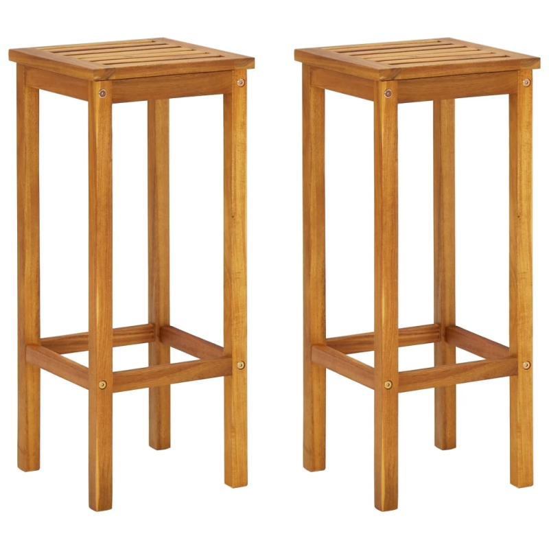 vidaXL 3-daļīgs balkona bāra mēbeļu komplekts, akācijas masīvkoks