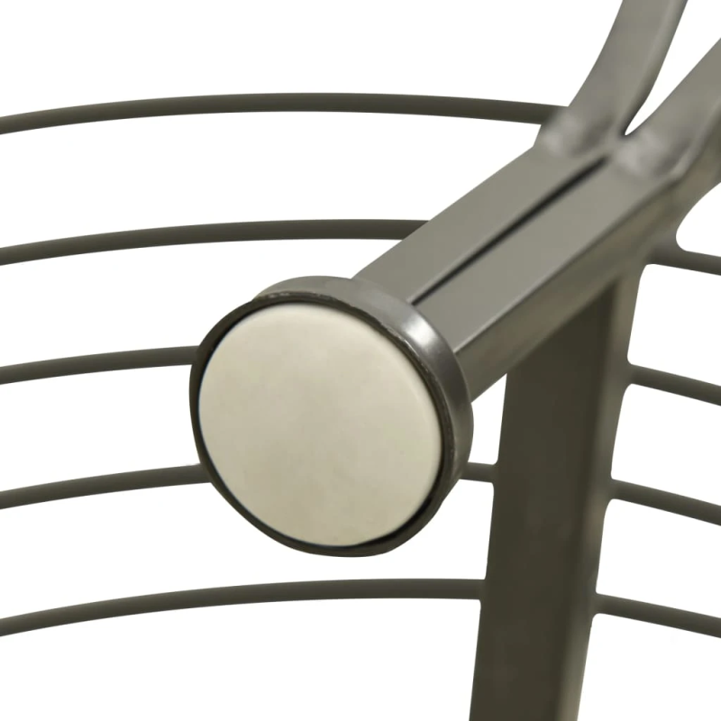 vidaXL pusapaļš dārza sols, uzstādāms ap koku, 160 cm, tērauds