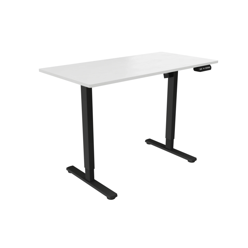 White Shark Gaming Desk Axiom-W Set of 2 pcs.,1-2 + 2-2, White-1 Motor