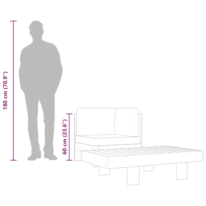vidaXL 2-daļīgs dārza mēbeļu komplekts ar spilveniem, akācijas koks