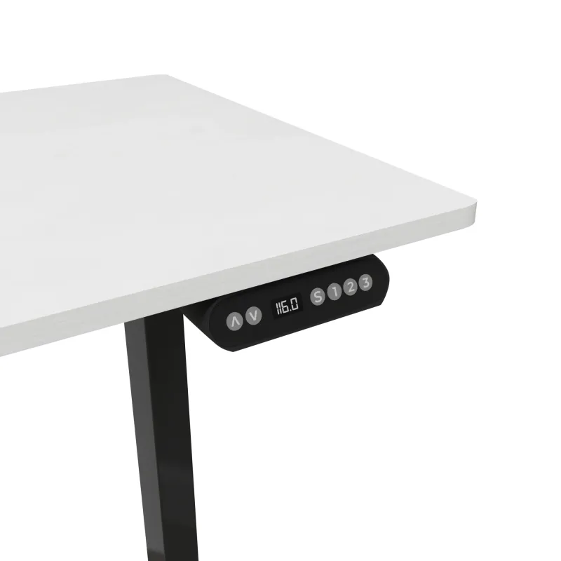 White Shark Gaming Desk Axiom-W Set of 2 pcs.,1-2 + 2-2, White-1 Motor