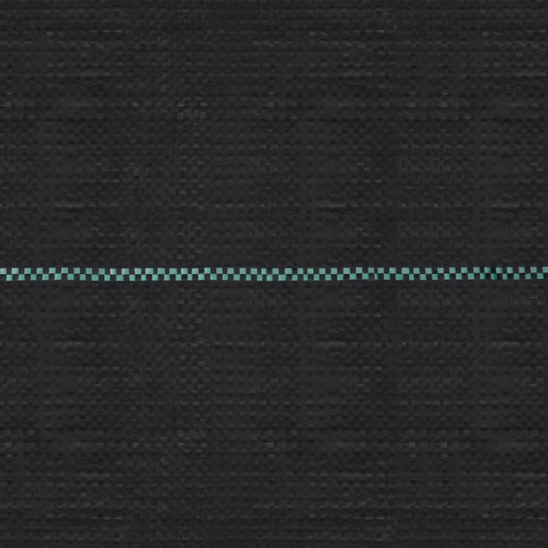 vidaXL augsnes pārsegs, PP, 1x25 m, melns