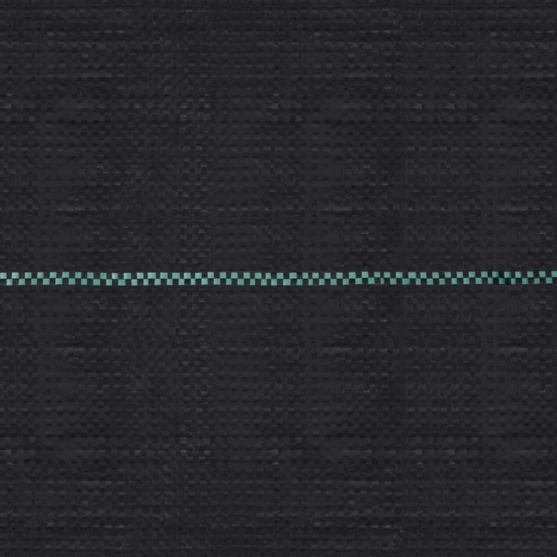 vidaXL augsnes pārsegs, PP, 2x25 m, melns